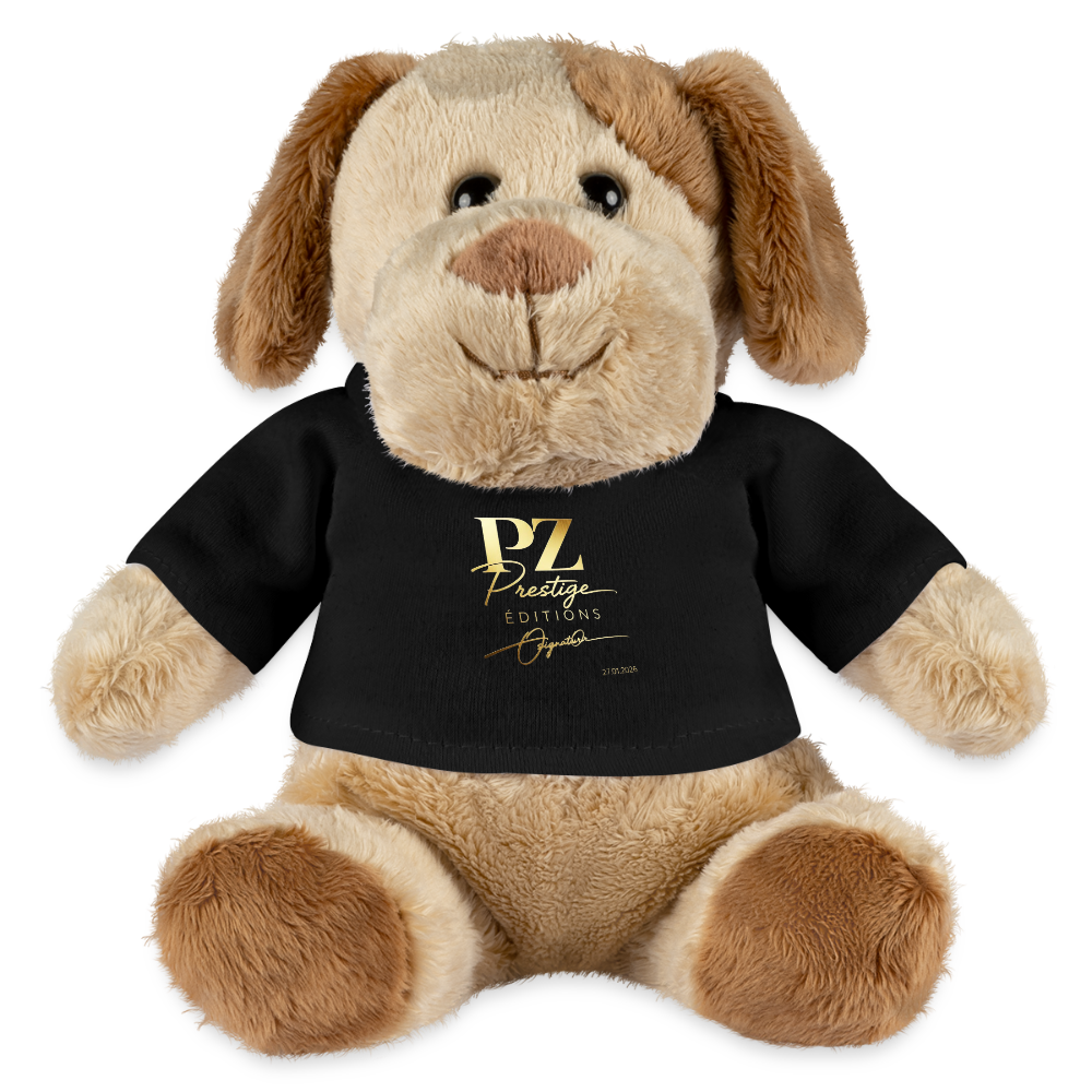 Mascotte PZ Prestige : Le chien de collection en velours - noir