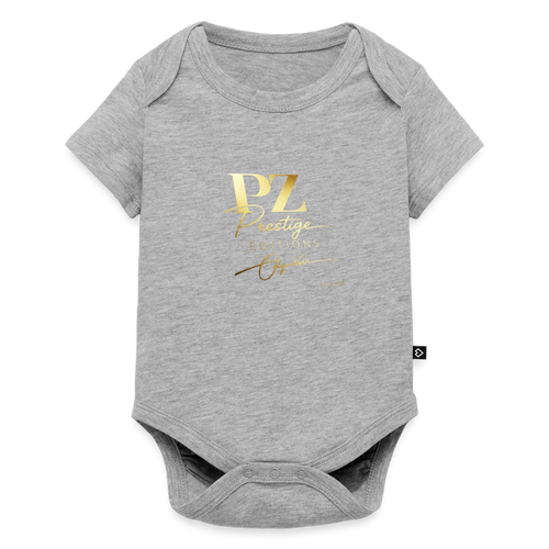 Body Bébé Premium en coton bio - Collection  "Héritage " Or - gris chiné