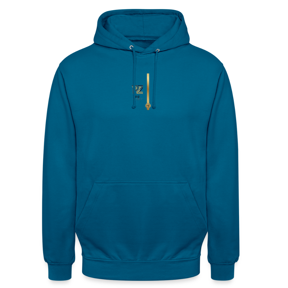 Hoodie Premium PZ- Édition Signature Or - bleu profond 